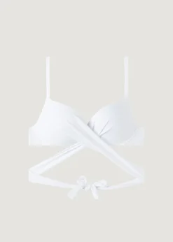 Bikini^Calzedonia Soft Graduated Padded Push Up Bikini Top Indonesia 01 - White