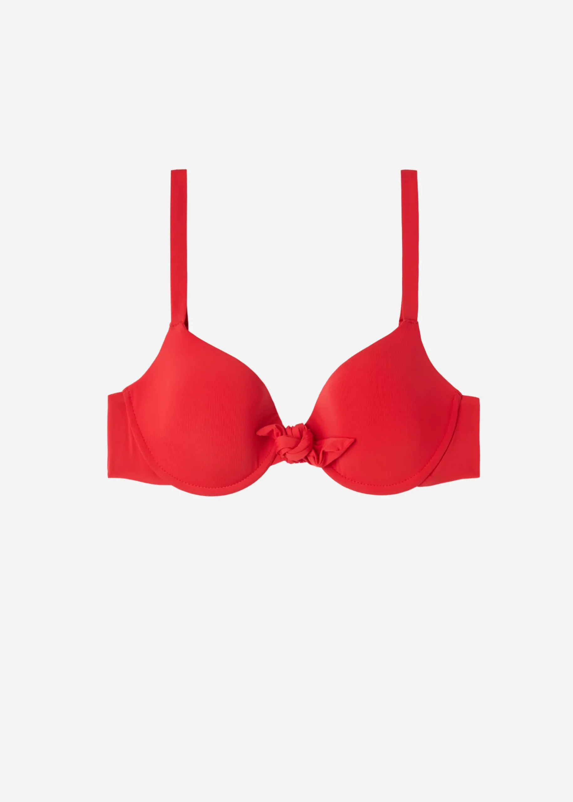 Bikini^Calzedonia Soft Padded Push-Up Bikini Top Indonesia 645C - Summer Red