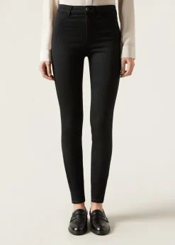 Trousers^Calzedonia Soft-Touch Thermal Skinny Jeans 3293 - Black Denim