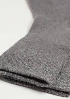 Short Socks^Calzedonia Sport Cashmere Short Socks 042 - Mid Grey Blend