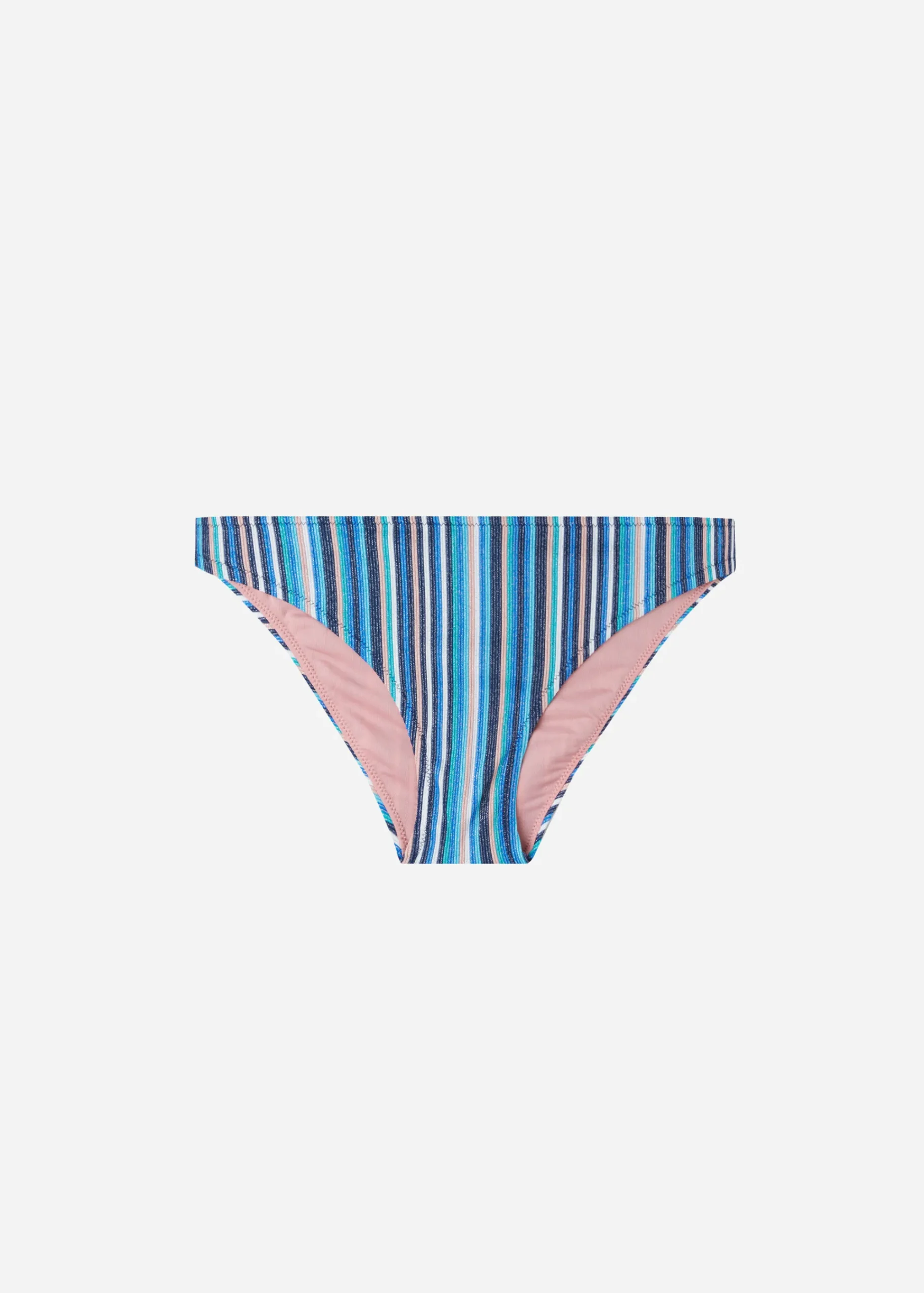 Bikini^Calzedonia Stripe Bikini Bottoms Marbella 691C - Multicoloured Rib