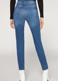 Jeans^Calzedonia Super Flex Denim High-Waisted Superskinny Jeans 3210 - Blue Denim