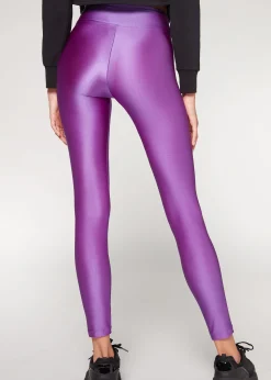 Leggings^Calzedonia Super Shiny Leggings 601C - Viola Scuro Shine