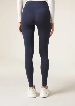 Leggings^Calzedonia Supima Cotton Leggings 700 - Intense Blue