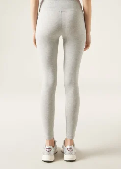Leggings^Calzedonia Supima Cotton Leggings 383C - Light Grey Blend