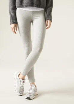 Leggings^Calzedonia Supima Cotton Leggings 383C - Light Grey Blend