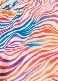 Swimwear And Bikinis^Calzedonia Swimsuit Animal Pattern Girls' Malaga 695C - Rainbow Zebra