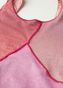 Swimwear And Bikinis^Calzedonia Swimsuit Lame Girls' Lisbona 692C - Patchwork Pink