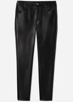 Trousers^Calzedonia Thermal Leather-Look Leggings 019 - Black