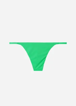 Bikini^Calzedonia Thong Bikini Bottoms Indonesia 615C - Shiny Green