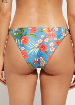 Bikini^Calzedonia Tie Bikini Bottoms Maui 642C - Jungle Flowers