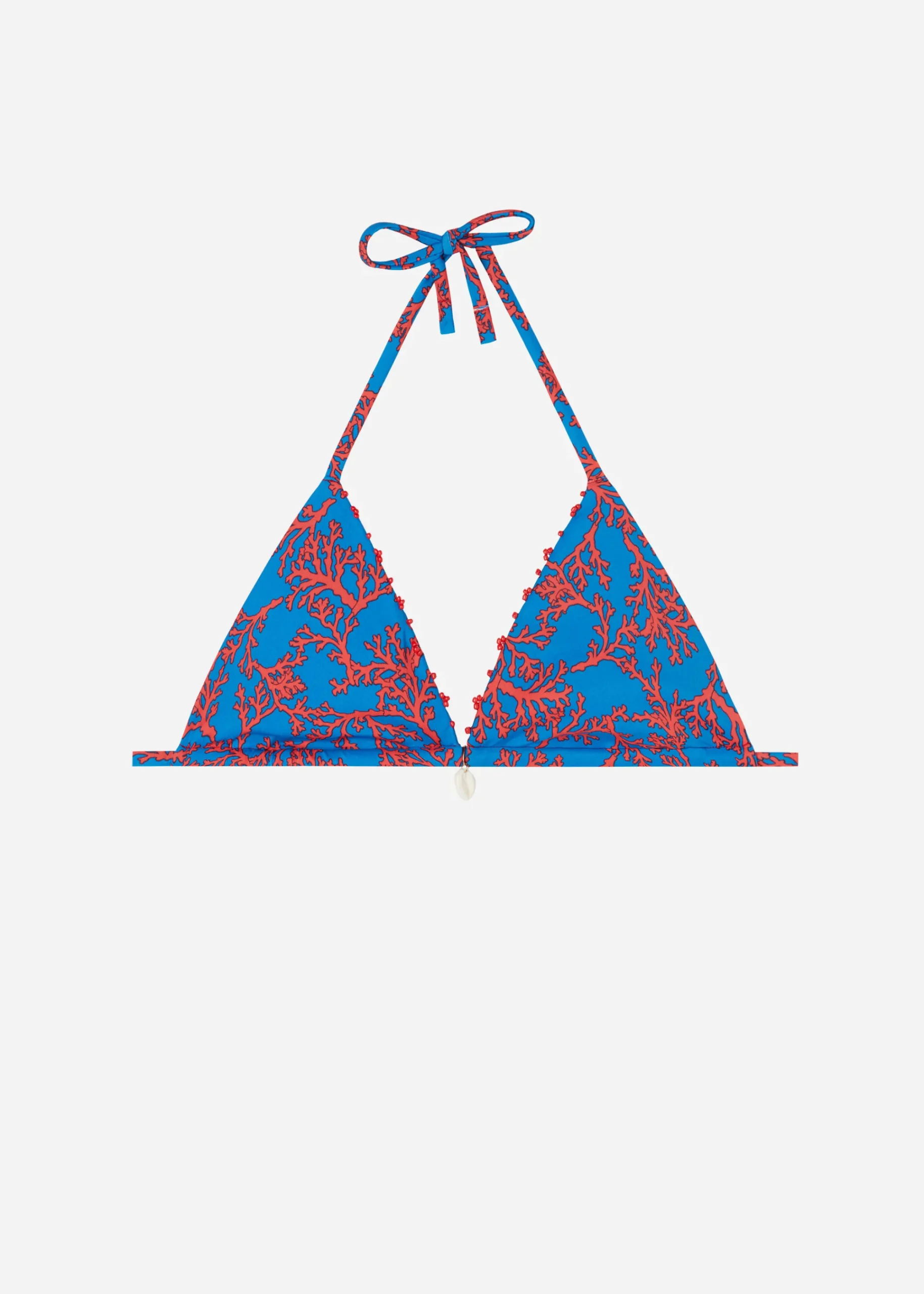 Bikini^Calzedonia Triangle Bikini Top Bali 653C - Orange Coral