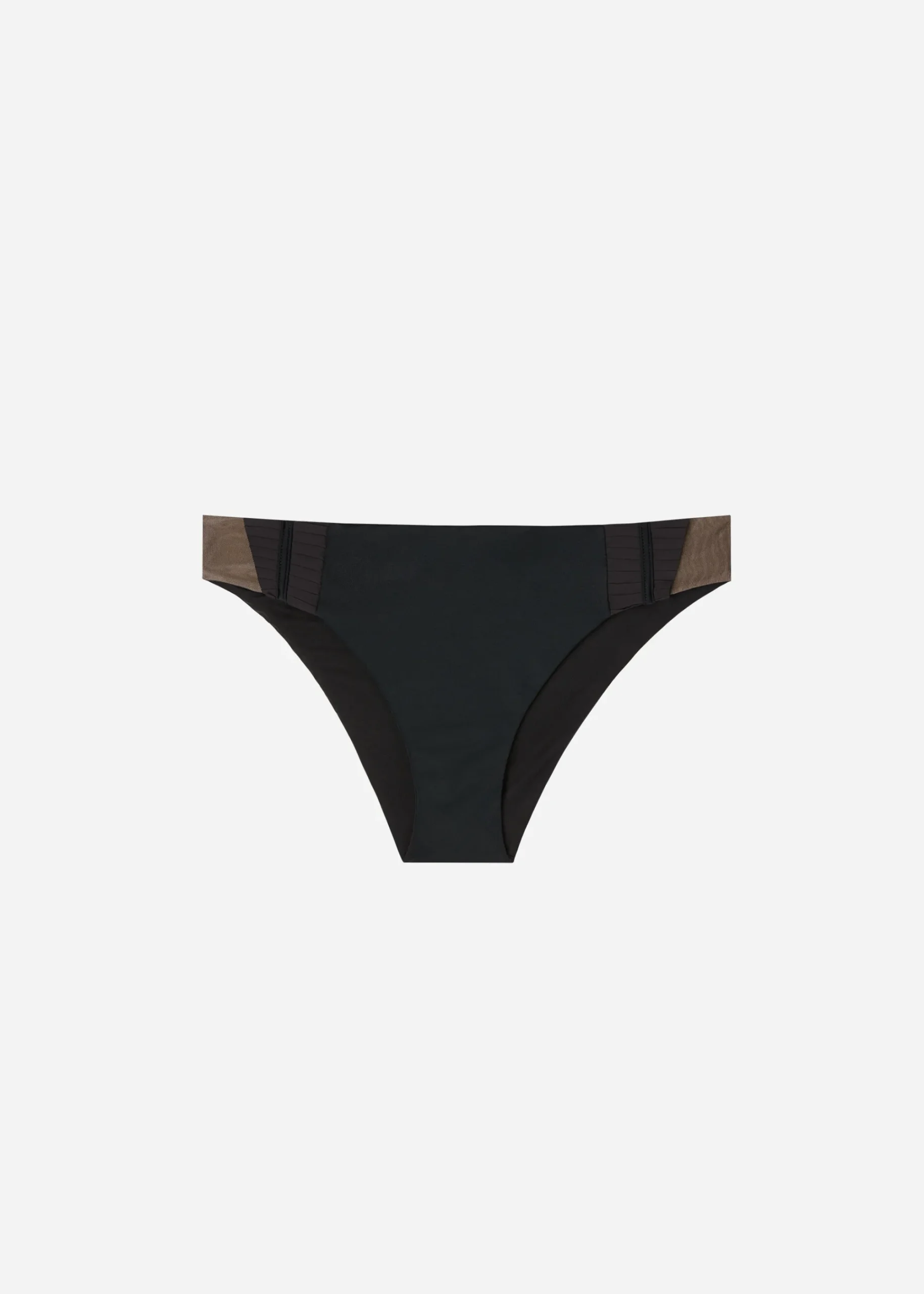 Bikini^Calzedonia Tulle Insert Bikini Bottoms Tokyo 716C - Pink Bee