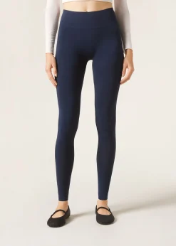 Leggings^Calzedonia Ultra Opaque Microfibre Leggings 700 - Intense Blue
