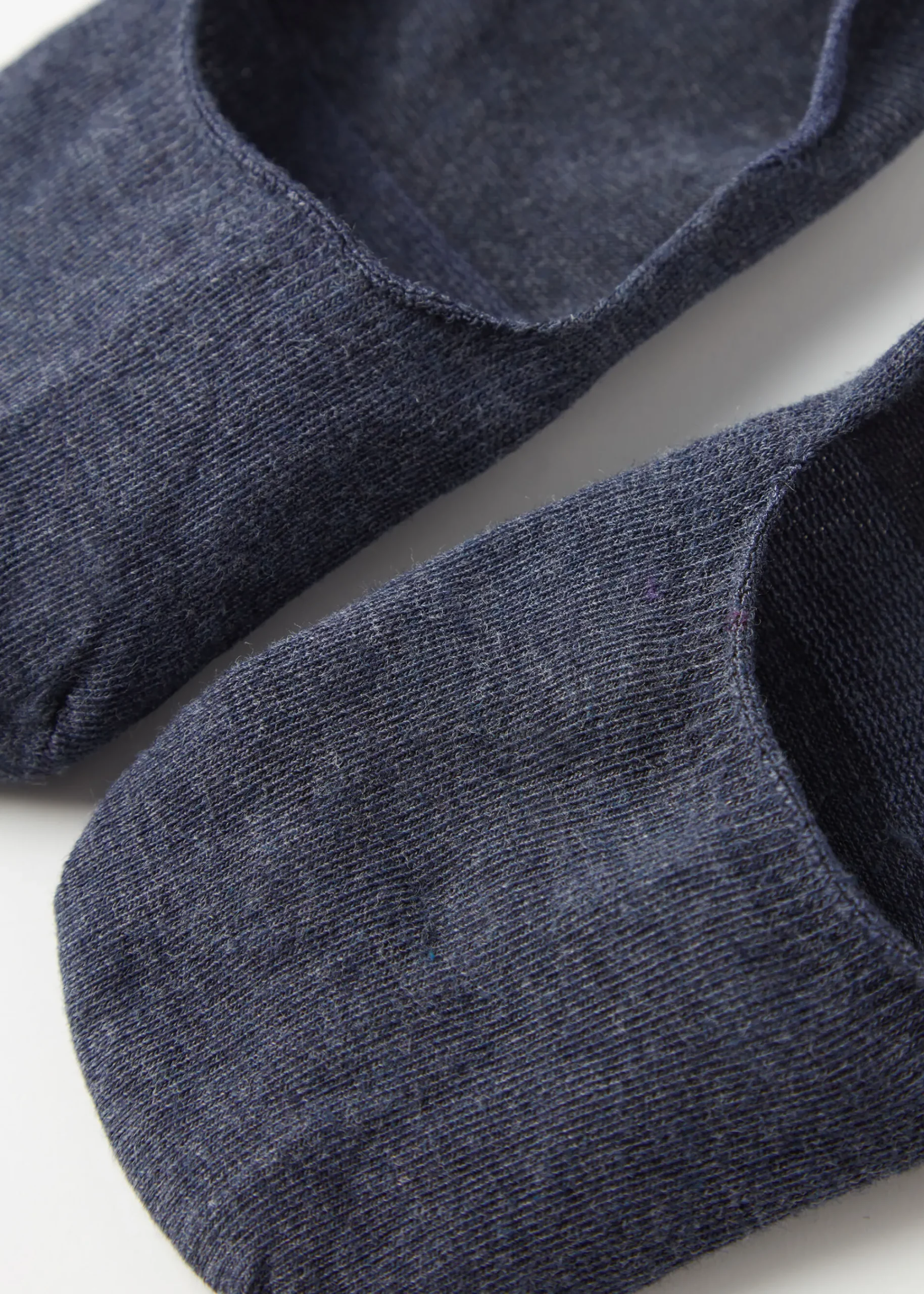 Invisible^Calzedonia Unisex Cotton Invisible Socks 120 - Blue Denim