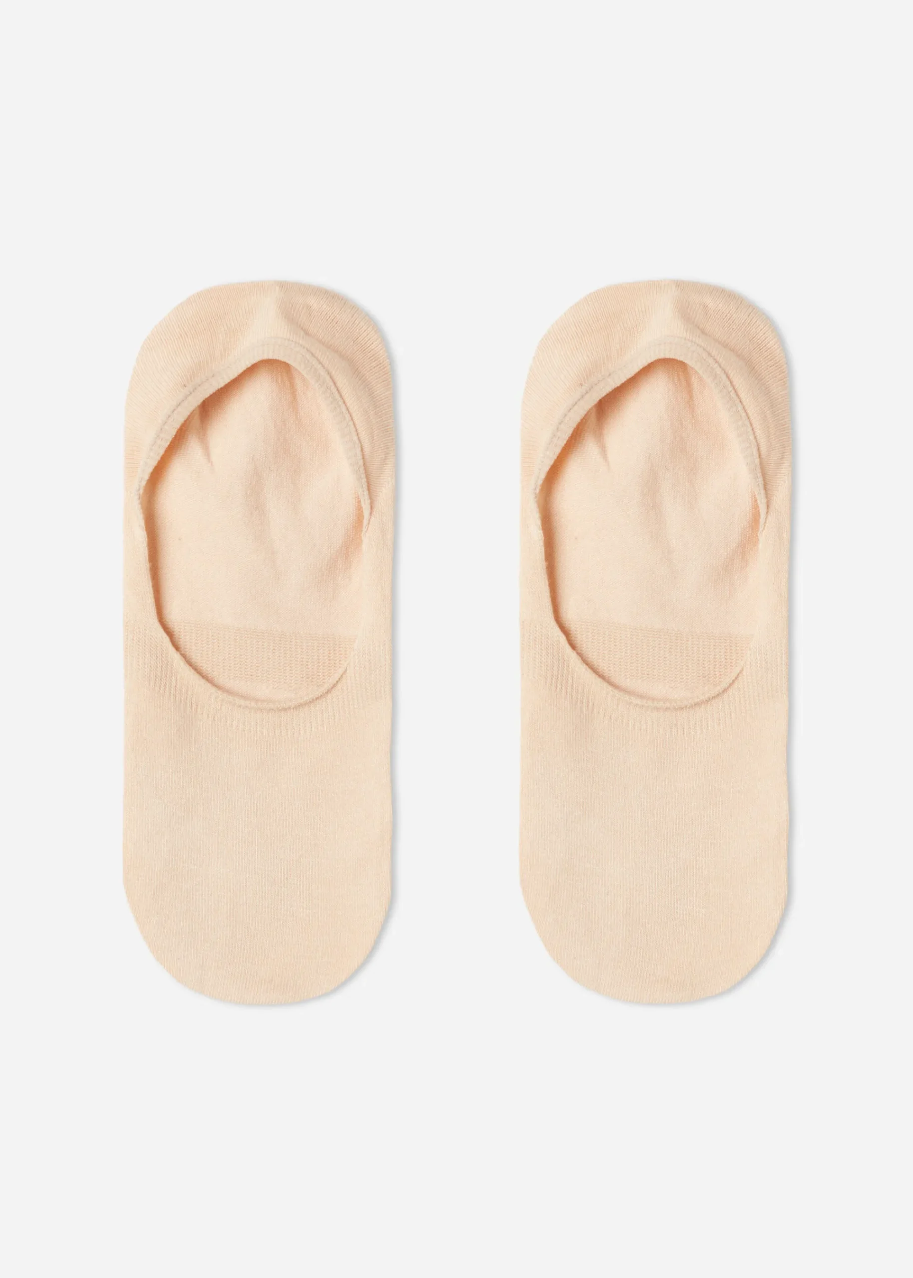 Invisible^Calzedonia Unisex Cotton Invisible Socks 600 - Caramel