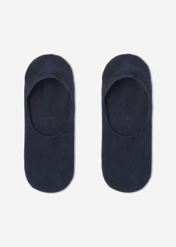 Invisible^Calzedonia Unisex Cotton Invisible Socks 016 - Blue