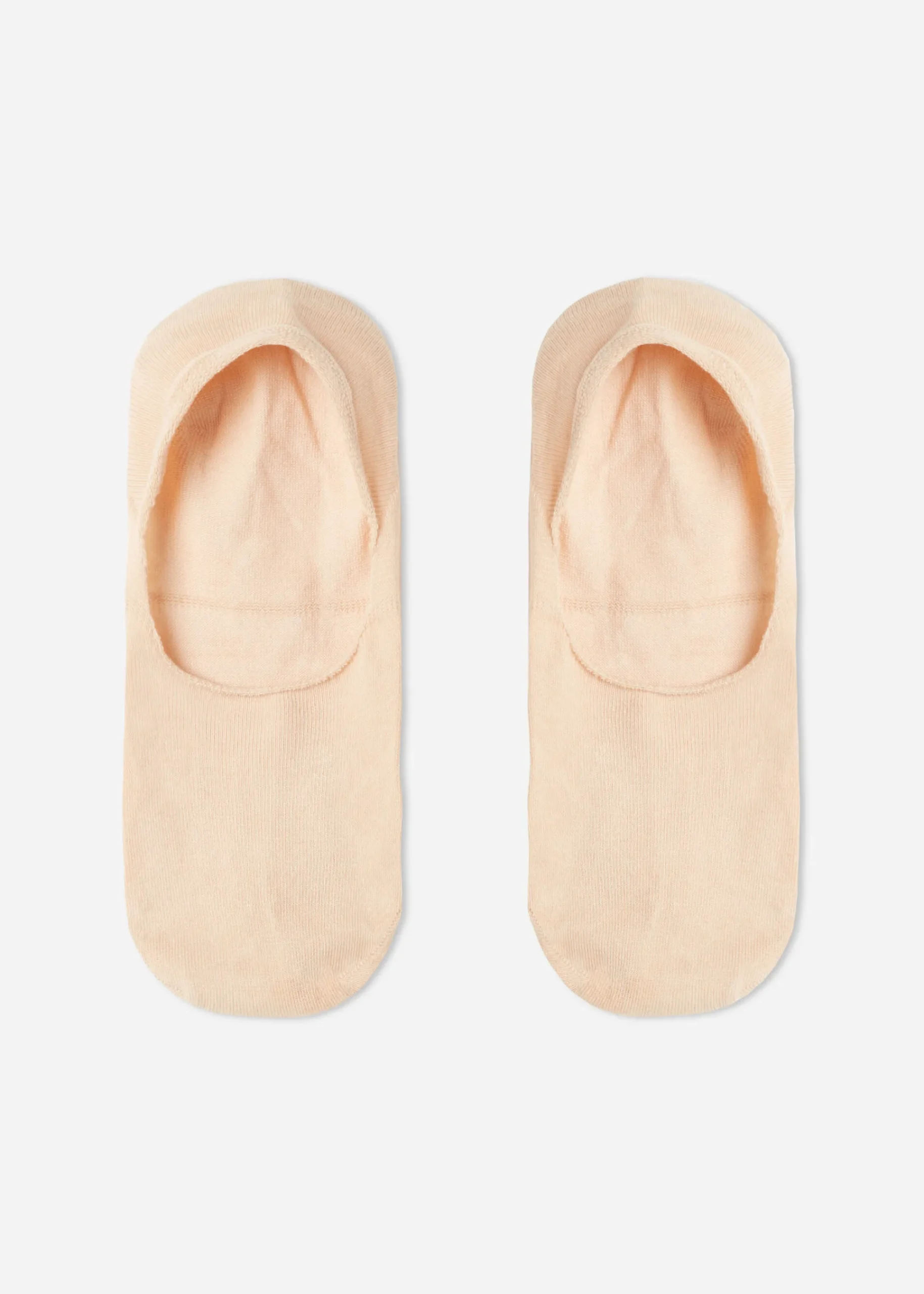 Invisible^Calzedonia Unisex Cotton Invisible Socks 600 - Caramel