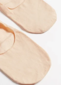 Invisible^Calzedonia Unisex Cotton Invisible Socks 600 - Caramel