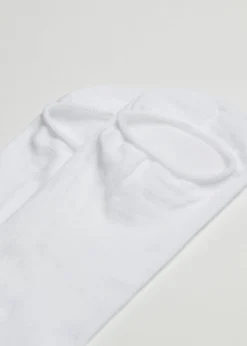 No-Show^Calzedonia Unisex Cotton Pop Socks 001 - White