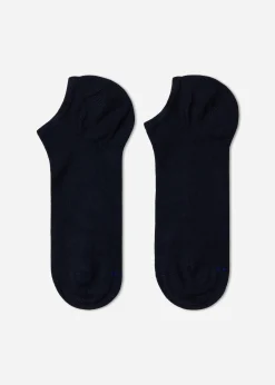 No-Show^Calzedonia Unisex No-Show Socks With Cashmere 016 - Blue