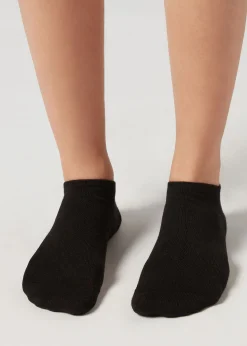 No-Show^Calzedonia Unisex No-Show Socks With Cashmere 019 - Black
