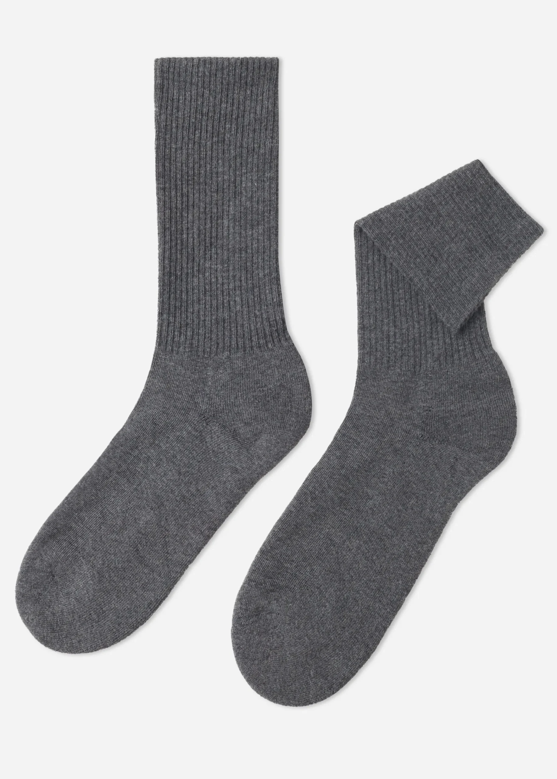 Long Socks^Calzedonia Unisex Sport Socks 042 - Mid Grey Blend