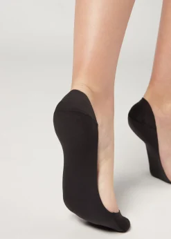 Invisible^Calzedonia Women's Side Cut Invisible Socks 019 - Black